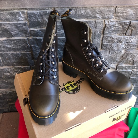 Dr. Martens Shoes - Dr.martens Leona dark taupe size 8 gorgeous  In Original Box